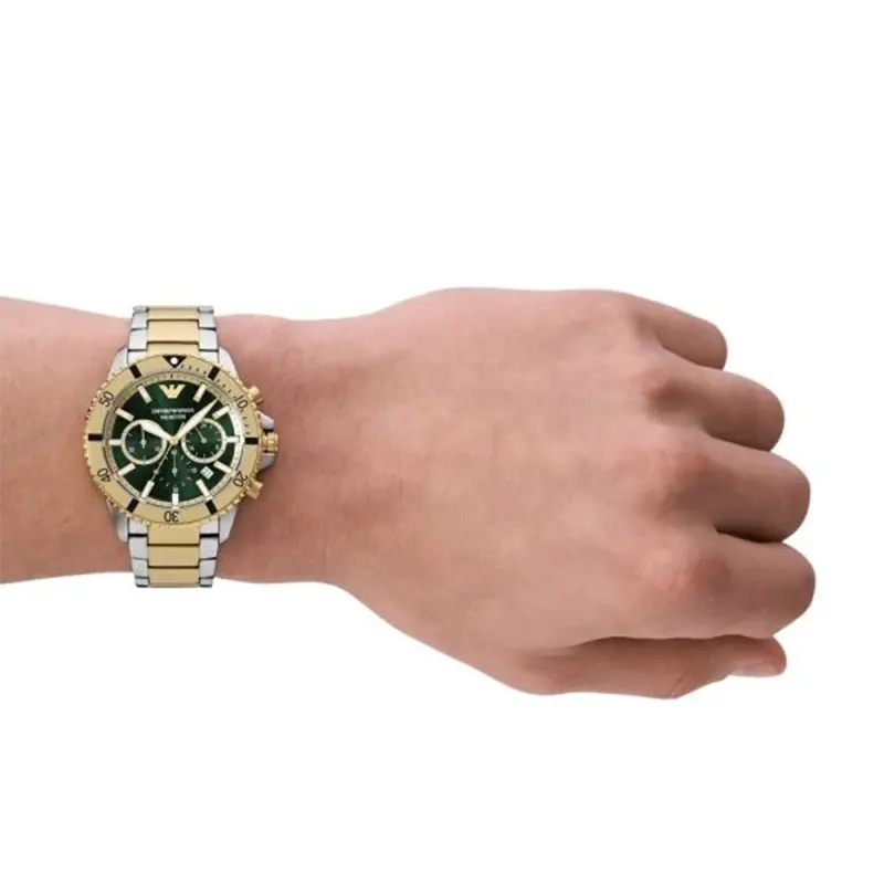 Emporio Armani Sea Explorer Two-Tone Men's Watch- AR11586